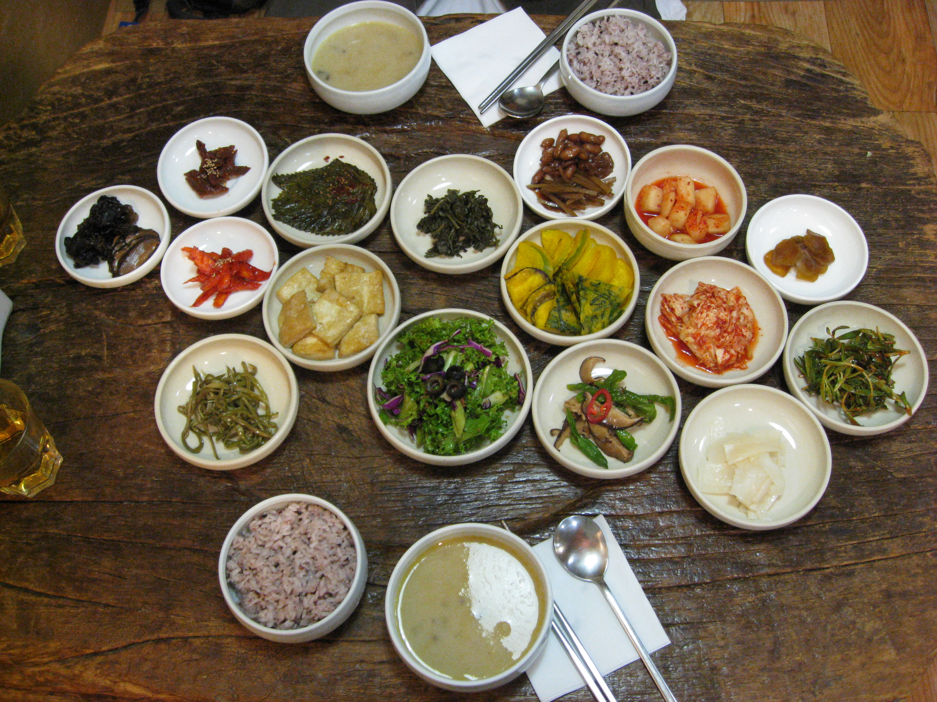 Sosim, a vegetarian restaurant located in Anguk-dong, Jongno-gu, Seoul, South Korea.