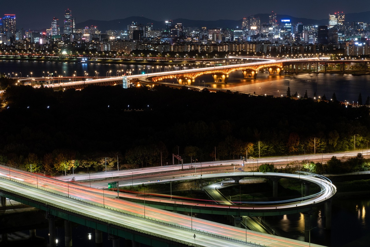 night view, bridge, river, building, road, gloominess, night, seoul, korea, road, seoul, seoul, seoul, seoul, seoul, korea, korea, korea