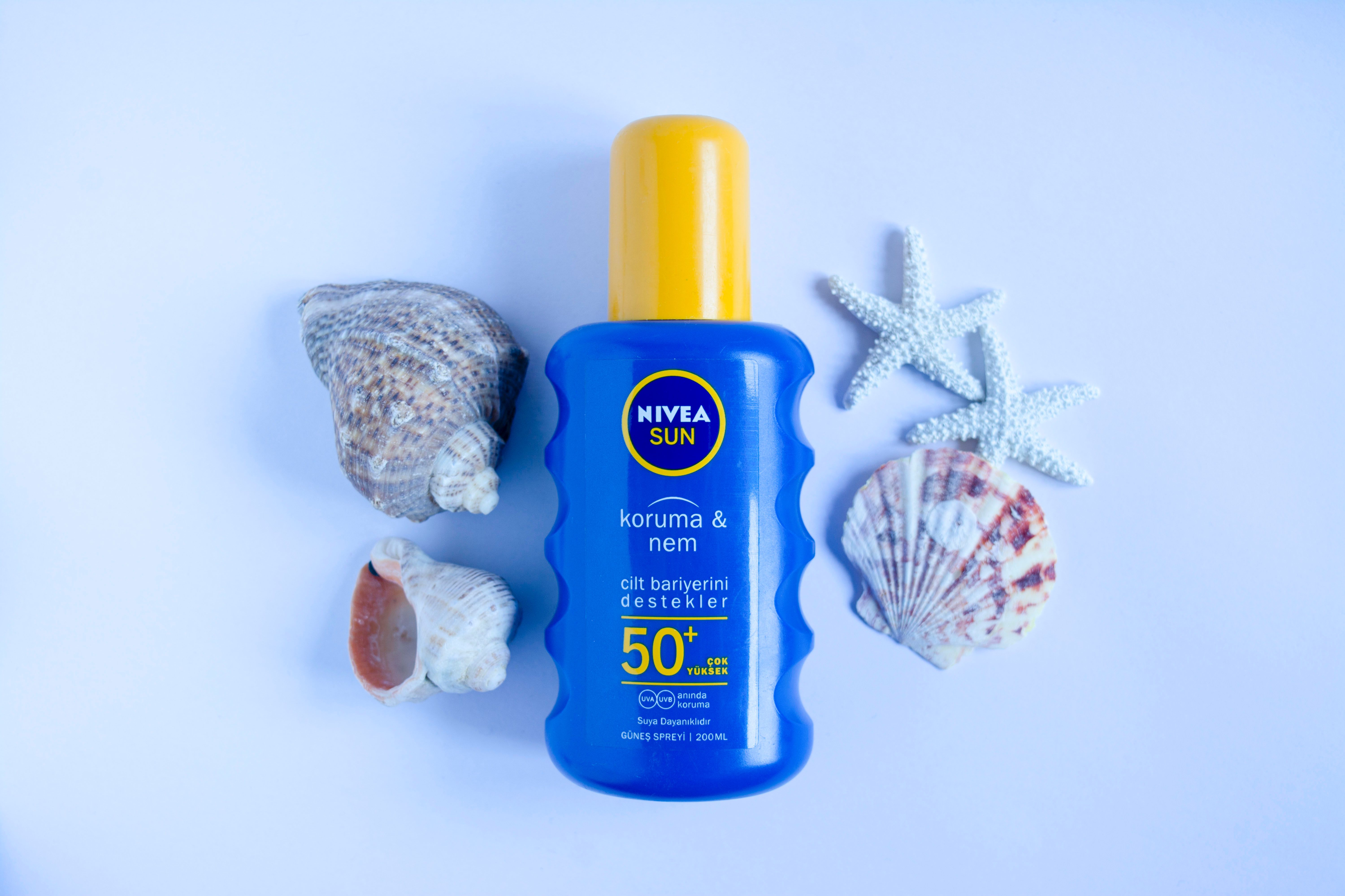 SPF 50 sunscreen bottle — sunscreen comparison reference photo